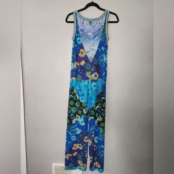 Save The Queen Floral Printed Italian Jumper Sz Small - Picture 3 of 10